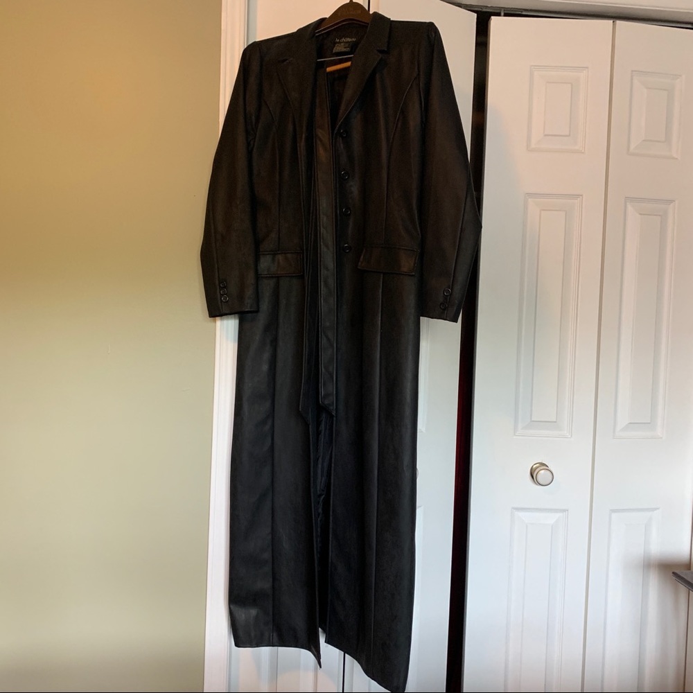 Full Length Black Trench Coat